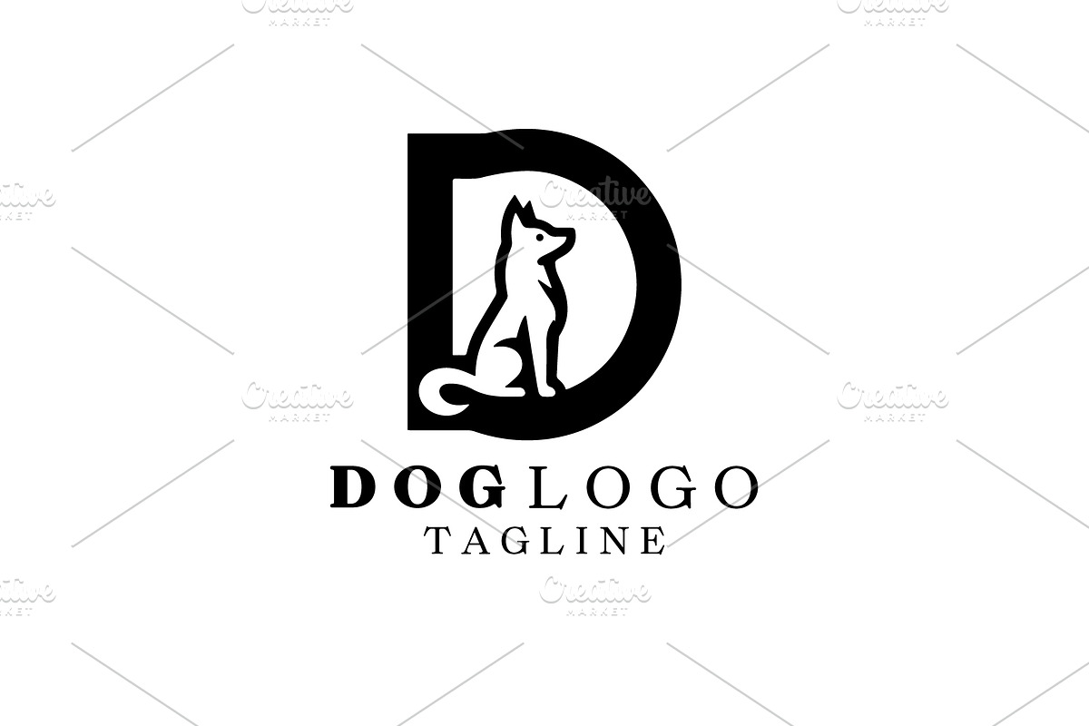 Letter D Dog Logo Design, a Branding & Logo Template by Vectorium Studio (Photo 2 of 6)