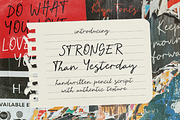 Handwritten Pencil Script Font, a Handwritten Font by Kaya Fonts (Thumbnail 1 of 41)
