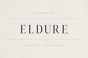 Eldure – Timeless Serif Font, a Serif Font by Only Fonts (Thumbnail 1 of 11)