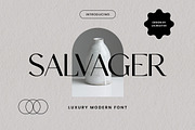 Salvager Luxury Serif Font, a Serif Font by UICreative (Thumbnail 1 of 12)