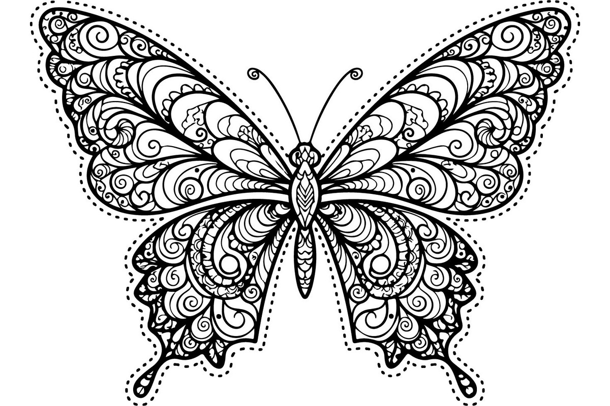 Butterfly Silhouette Bundle, a Decorative Illustration by Designer_Momina (Photo 20 of 20)