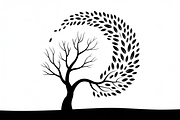 Whimsical Tree Silhouette Spiral, an Object Graphic by jahid234 (Thumbnail 10 of 11)