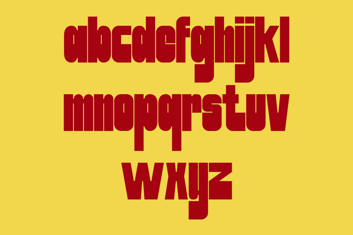 Bozilla - Bold Condensed, a Sans Serif Font by Nian Keun Studio (Photo 9 of 12)