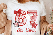 Faux Crochet Valentine Six Seven Png, an Illustration by Creative Art (Thumbnail 5 of 6)