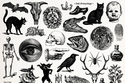 The Eerie Reverie Collage Pack, an Object Graphic by Dina Mae (Thumbnail 10 of 13)