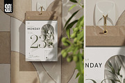 Daily Tear-Off Calendar Mockup, an Advertising Mockup by SD Mockup (Thumbnail 2 of 4)