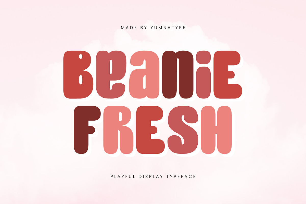 Beanie Fresh, a Serif Font by yumnatype (Photo 1 of 10)