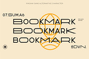 Rinjani Sans - Wide Stretch Typeface, a Sans Serif Font by CCS Type (Thumbnail 15 of 24)