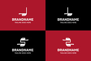 Letter J L S Z Knife Logo Set, a Branding & Logo Template by Pray Art Design Studio (Thumbnail 2 of 2)
