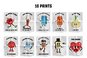 Retro Cartoon Character Collection, an Illustration by Shyeno (Thumbnail 9 of 18)