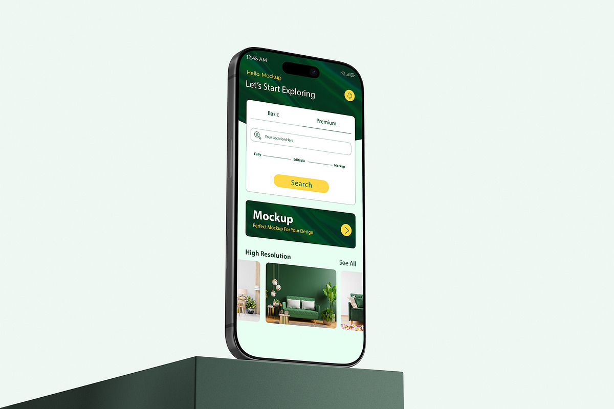 Premium iPhone Screen Mockup Bundle, an iPhone Mockup by graphypix (Photo 14 of 14)