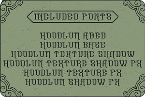 Hoodlum Label Font