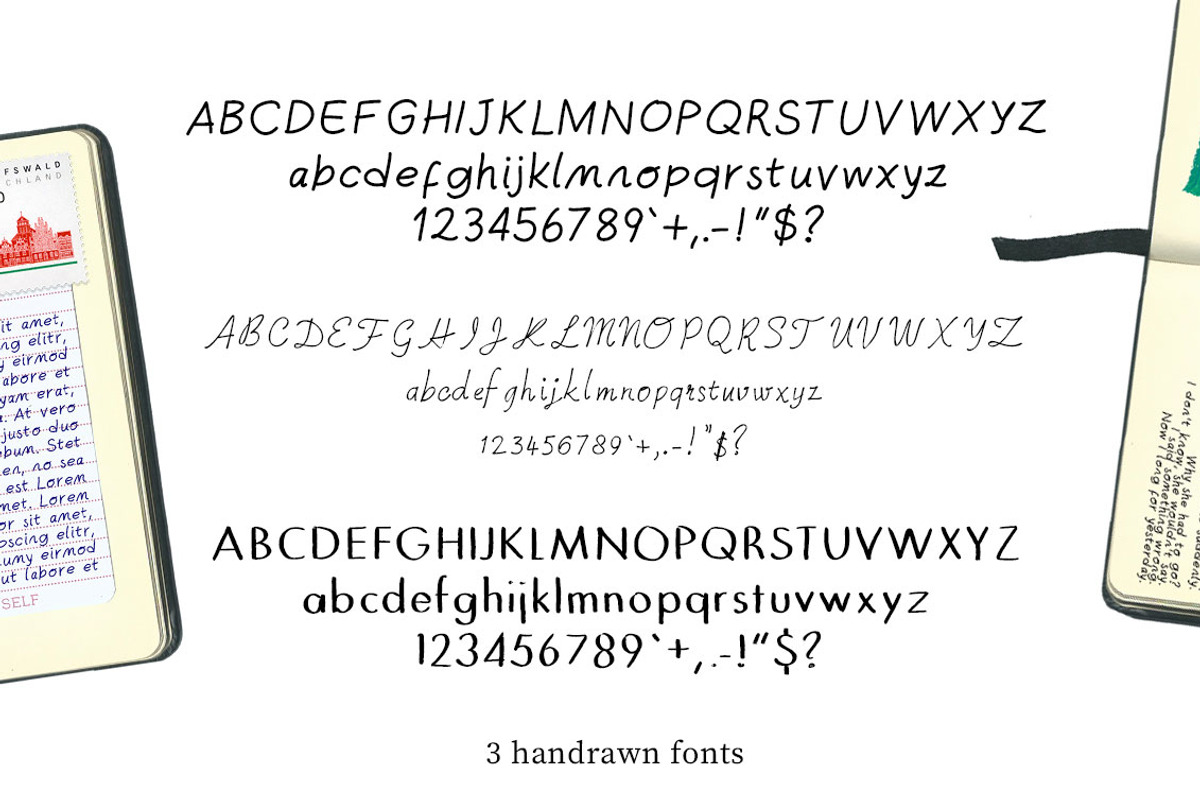 145 collage elements, fonts + Bonus, an Object Graphic by Negative Space (Photo 3 of 9)