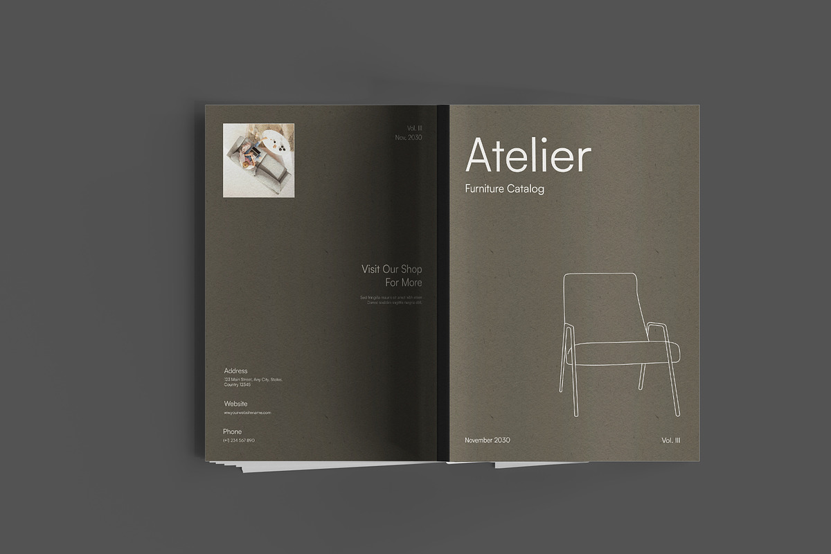 Simple Interior Catalog, a Brochure Template by Neermana (Photo 10 of 10)