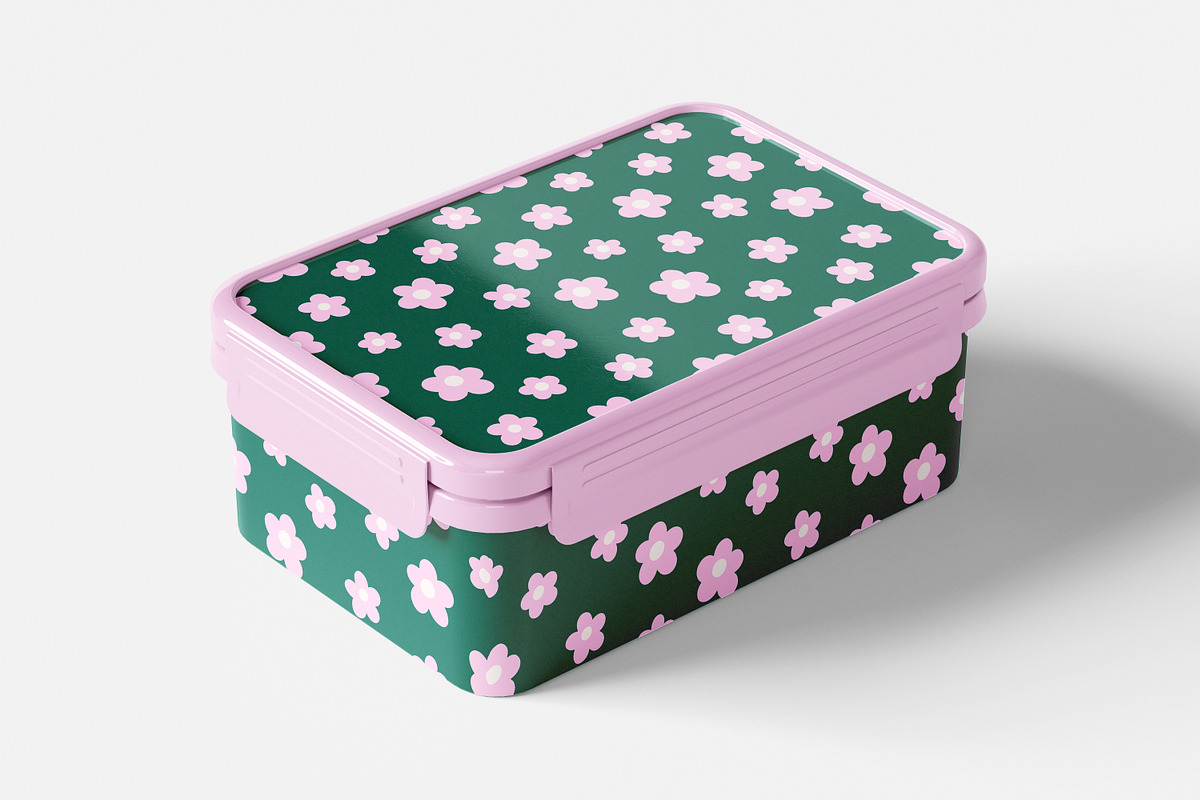 Groovy daisy seamless patterns set, a Pattern Graphic by Good Studio (Photo 8 of 12)