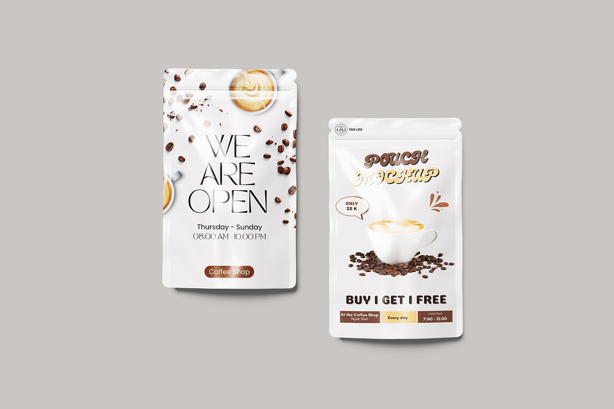 Pouch Mockup, a Packaging Mockup by NyakBiett (Photo 8 of 11)
