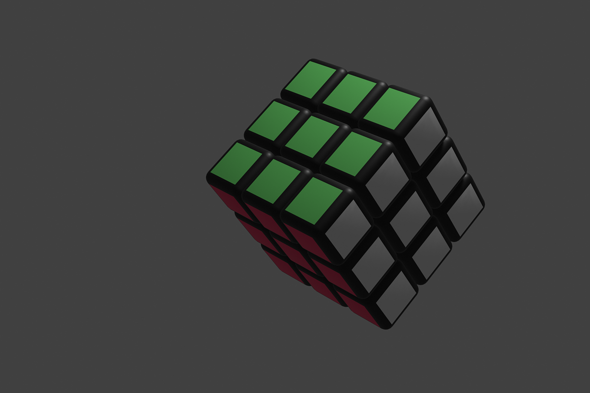 Rubik Cube 3D with 360 Animation, an Object 3D Model by muttstudio (Photo 2 of 6)