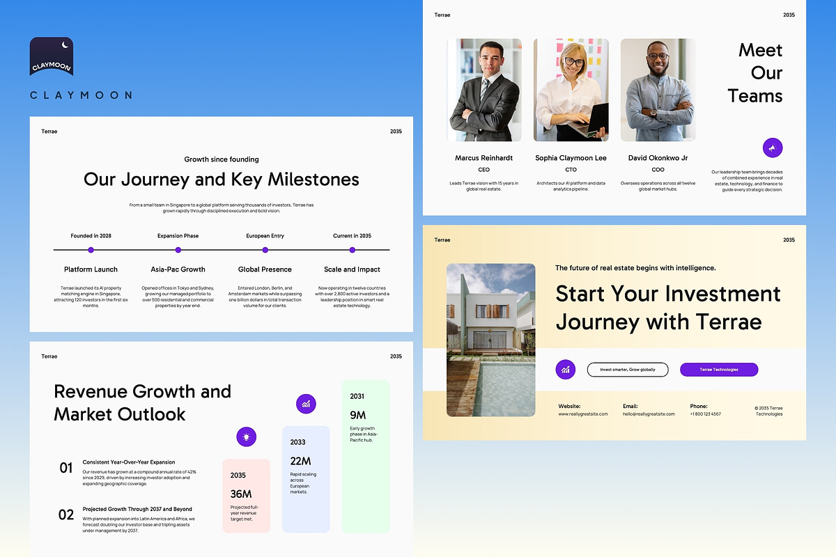 Smart Real Estate Investment, a Presentation Template by Claymoon Lab (Photo 7 of 7)