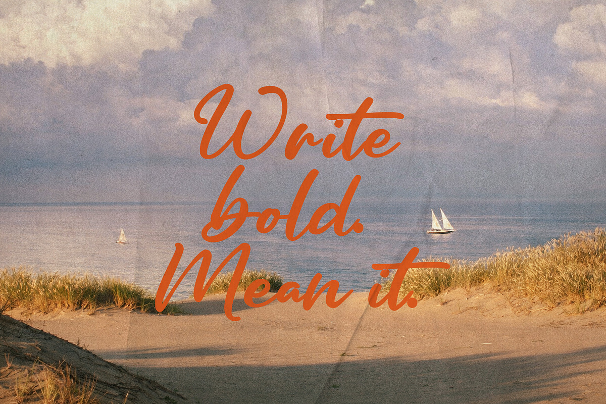 Dignetta - Casual Brush Script, a Script Font by Inviline.co (Photo 5 of 10)
