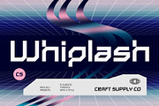 CS Whiplash – Techno Font, a Sans Serif Font by Craft Supply Co. (Thumbnail 1 of 8)