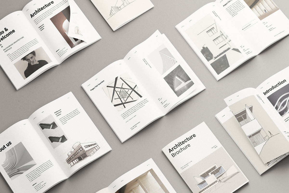 Architecture Brochure Template, a Brochure Template by ArtisanaAura (Photo 2 of 10)