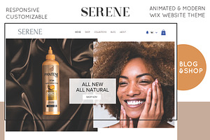 Wix Website Template SERENE