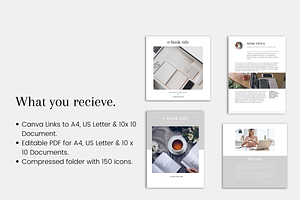 50 Page Canva EBook & Template