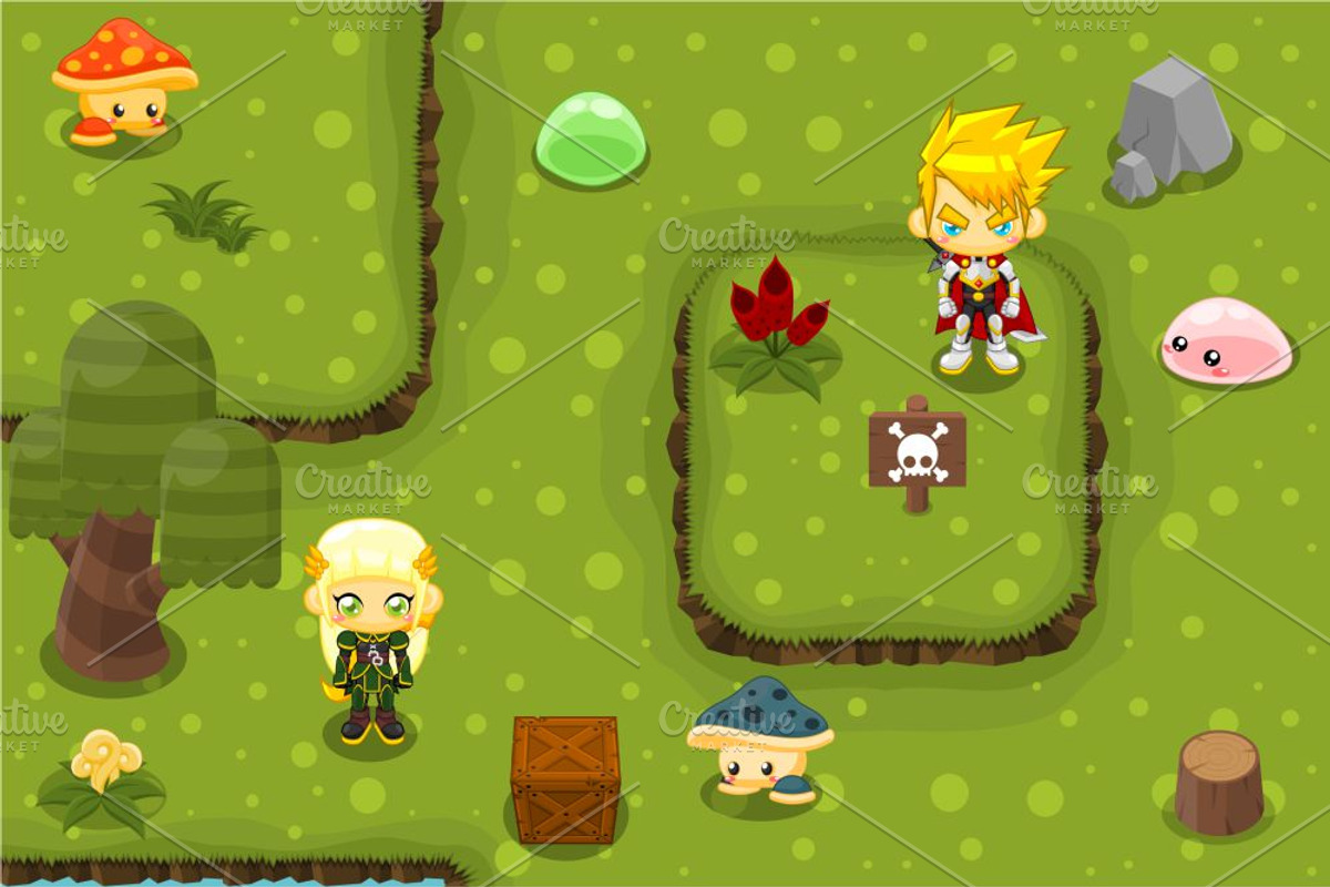 Game Sprites 1, an Illustration by pzUH (Photo 3 of 3)