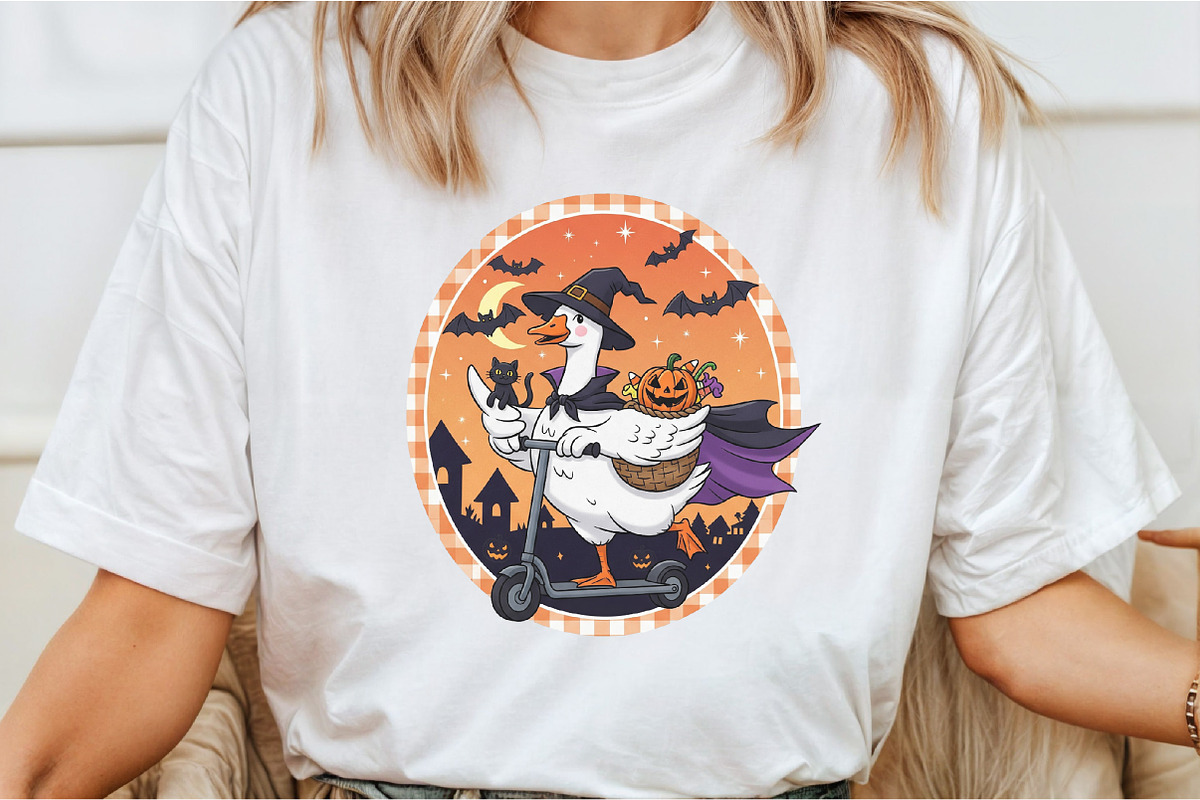Funny Halloween Silly Goose Png,Boy, an Illustration by DreamCafeArt (Photo 2 of 7)
