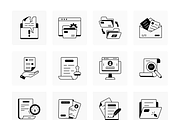 Animated File and Document Icons, an Outline Icon by Vectors Market (Thumbnail 5 of 8)
