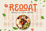Tooh Byawin - Food Display Font, a Handwritten Font by twinstd (Thumbnail 6 of 9)