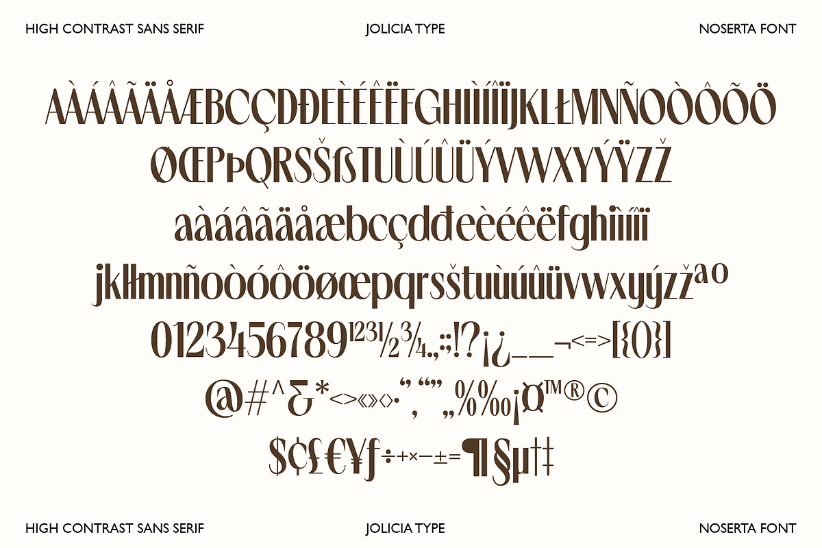 Noserta | Modern Sans, a Sans Serif Font by Jolicia Type (Photo 11 of 14)