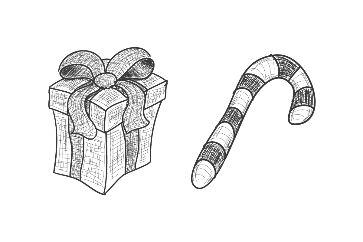 Chrismas sketches preview 4