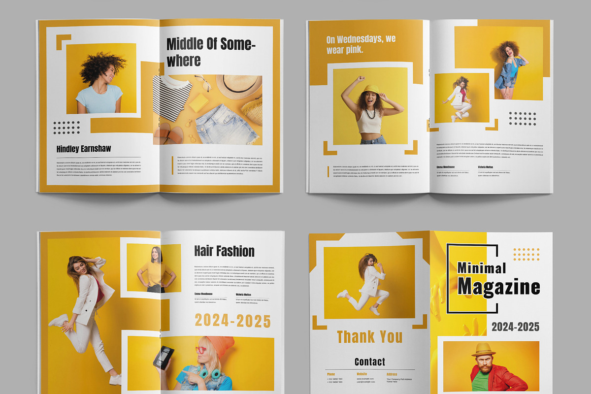 Fashion Magazine Template, a Magazine Template by ContestDesign (Photo 4 of 4)