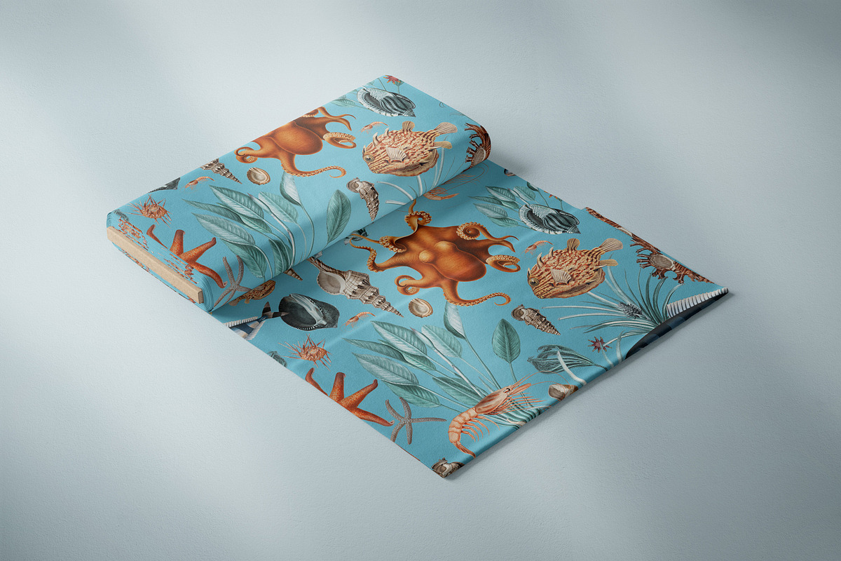 Atlantis Treasure Seamless Pattern, a Pattern Graphic by PrintyleStudio
