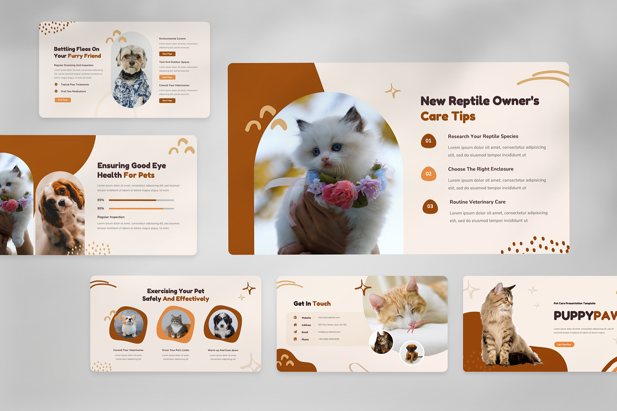 Puppypaw - Pet Care Keynote, a Presentation Template by SquidPixey (Photo 6 of 7)