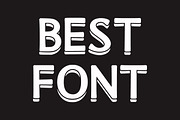 SIMPLE OUTLINE, a Handwritten Font by Fourteen Letter (Thumbnail 2 of 7)