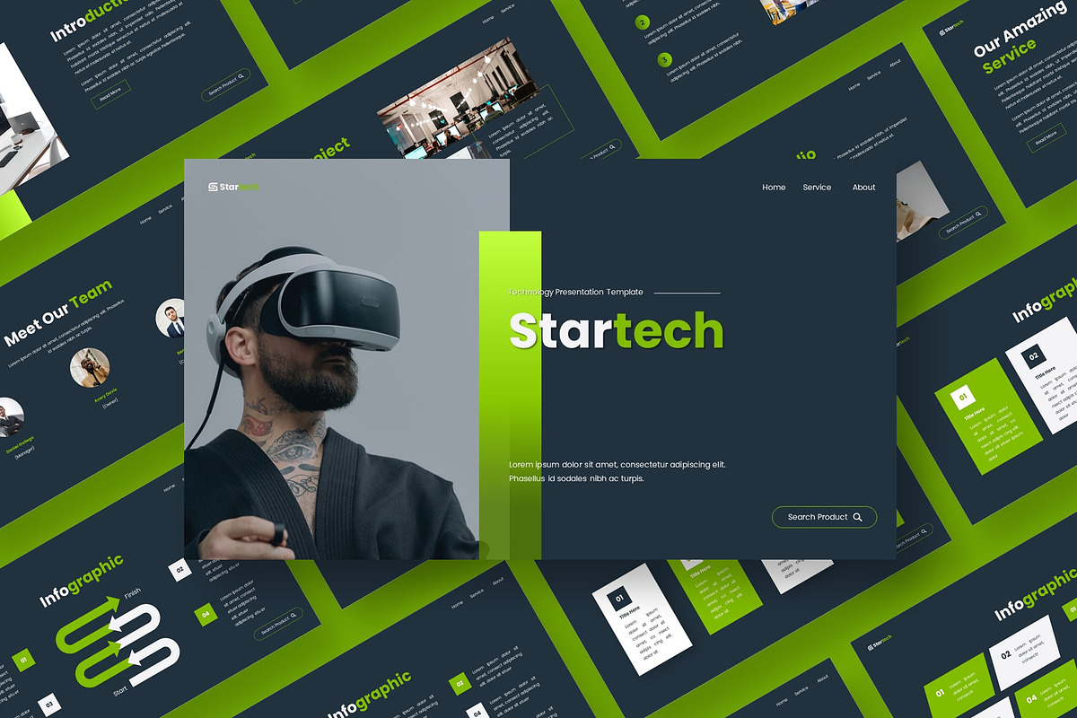 Startech - Keynote Templates, a Presentation Template by Deepslide Studio (Photo 3 of 6)