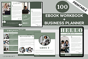 100 Ebook Lead Magnet Template Canva, a Magazine Template by LushBury (Thumbnail 1 of 7)