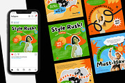 Retro Fashion Instagram Post, a Social Media Template by Artnivora.Std (Thumbnail 2 of 2)