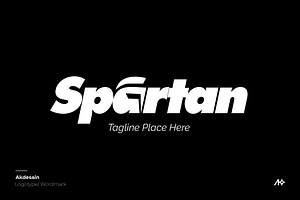 Spartan Wordmark Logo, a Branding & Logo Template by Akdesain