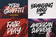 Hillshort -Urban Brush-, a Blackletter Font by ErgibiStudio (Thumbnail 4 of 10)