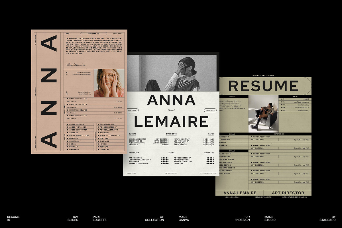 LUCETTE | Resume Kit, a Resume Template by Studio Standard (Photo 1 of 8)