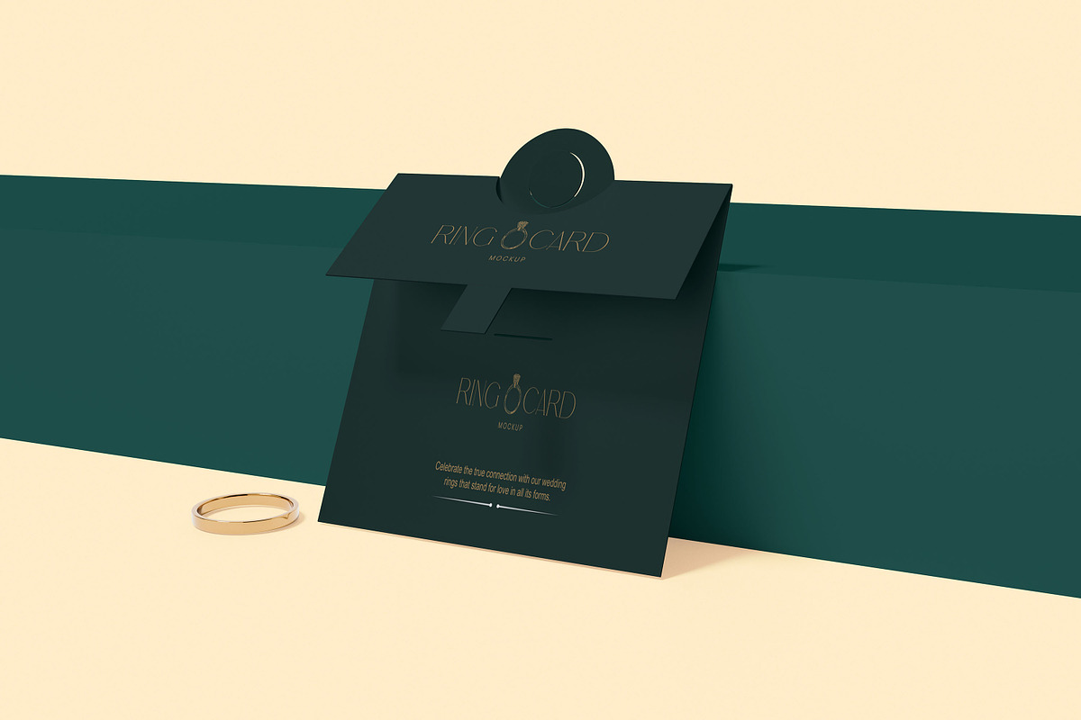 Ring Card Mockup, a Household Mockup by xavier_studio (Photo 5 of 5)