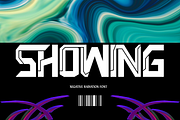 Negative Radiation - Techno Font, a Sans Serif Font by 177Studio (Thumbnail 3 of 8)