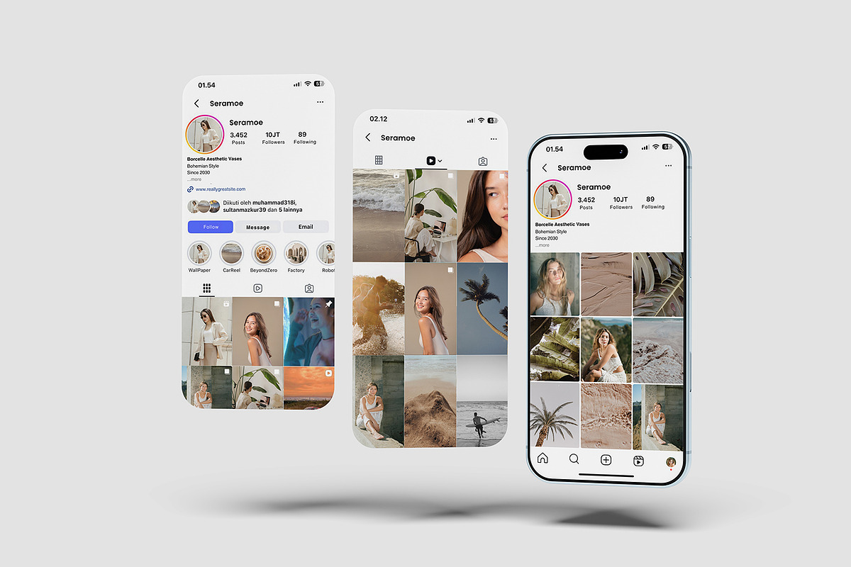 Social Media Mockup Social Media, an iPhone Mockup by seramoe (Photo 3 of 6)