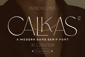 Calkas - A Modern Sans Serif