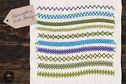 Embroidery brushes for Procreate, a Brush Add-On by bokettori (Thumbnail 8 of 16)