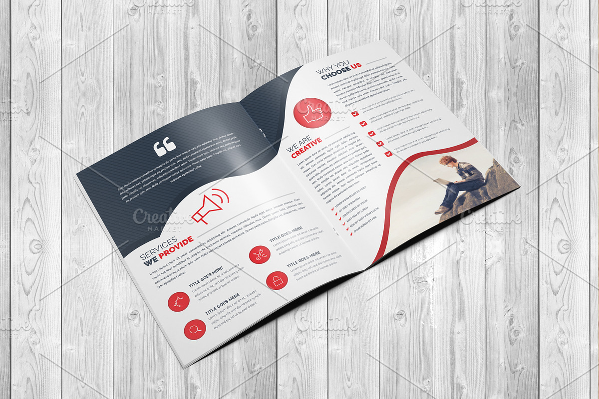 Corporate Bi-Fold Brochure Template, a Brochure Template by Alice_s (Photo 8 of 8)
