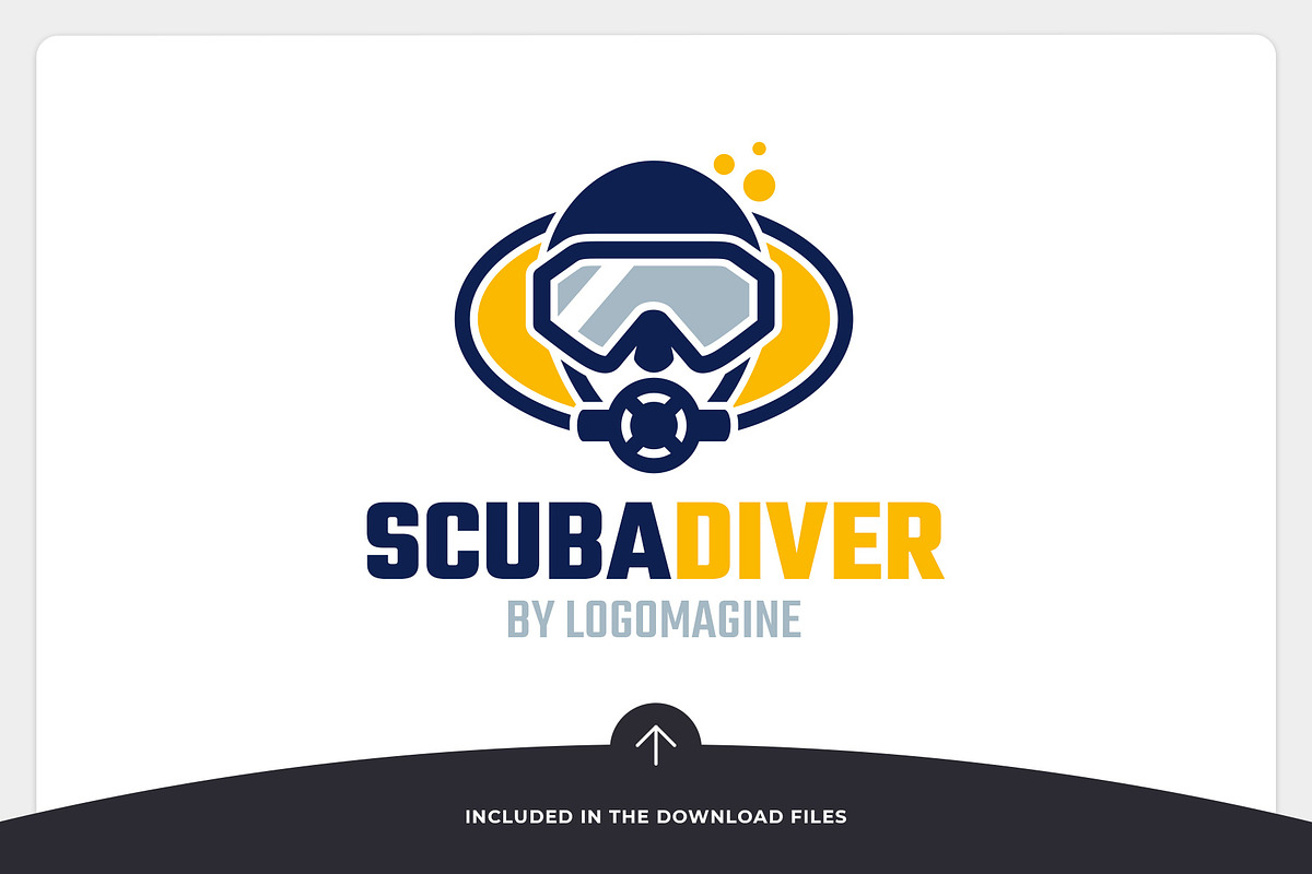 Scuba Diver Logo Template, a Branding & Logo Template by LOGOMAGINE (Photo 7 of 16)